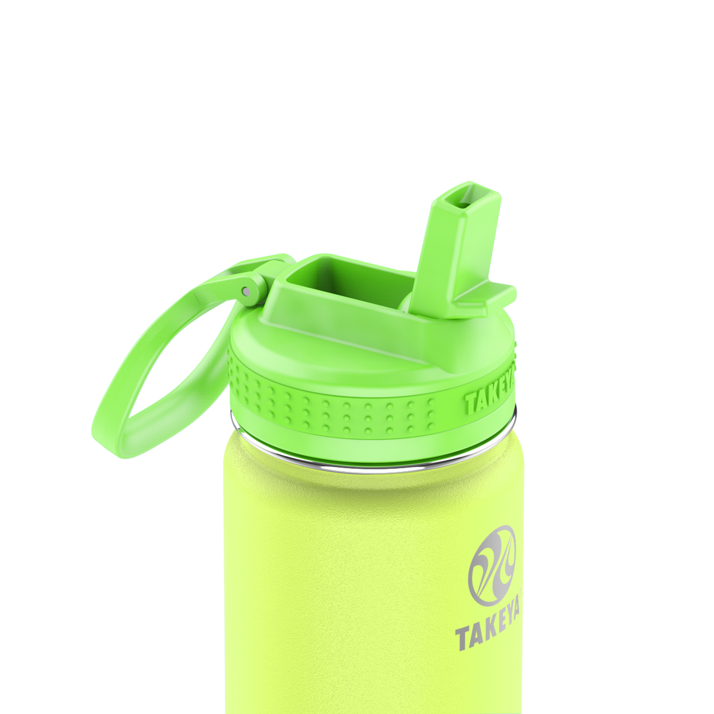 actives-kids-glow-in-the-dark-water-bottle-with-straw-lid-h8 51075-Actives-Kids-Straw-18-GID-LightningGreen-closeup.png
