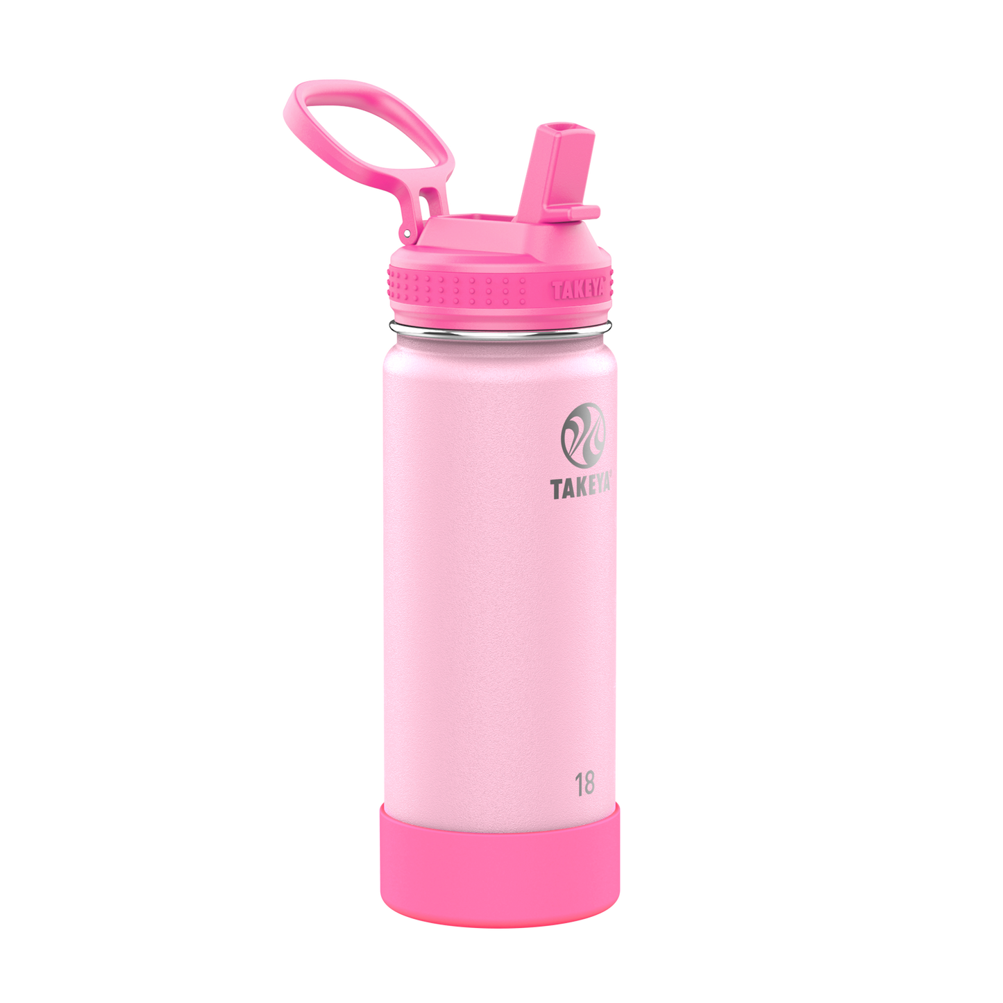 actives-kids-glow-in-the-dark-water-bottle-with-straw-lid-h8 51076-Actives-Kids-Straw-18-GID-SummerGlowPink-angle.png
