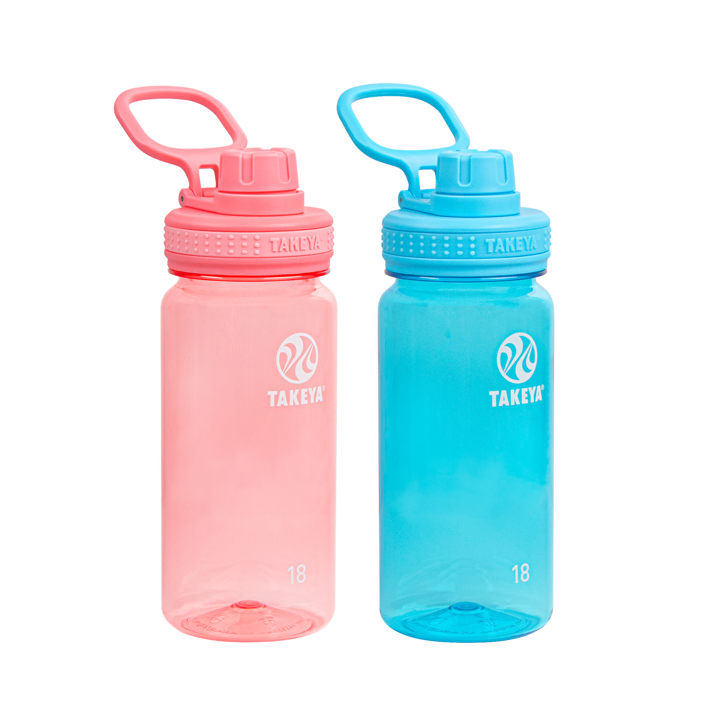 tritan-water-bottle-bundle-with-spout-lid-2-pack-q8 51475-Tritan-Spout-18-2pk-FlutterPink-BreezyBlue-Front_1.png