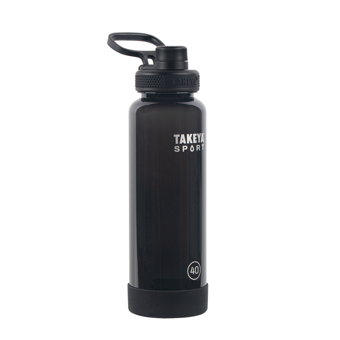tritan-sport-water-bottle-with-spout-lid-n5 52023-TKS-Tritan-Spout-40-GrandSlamBlack-frontangle.png