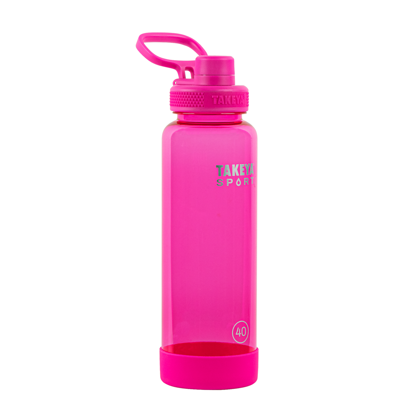 tritan-sport-water-bottle-with-spout-lid-n5 52030-TKS-Tritan-Spout-40-PinkSweep-frontangle.png