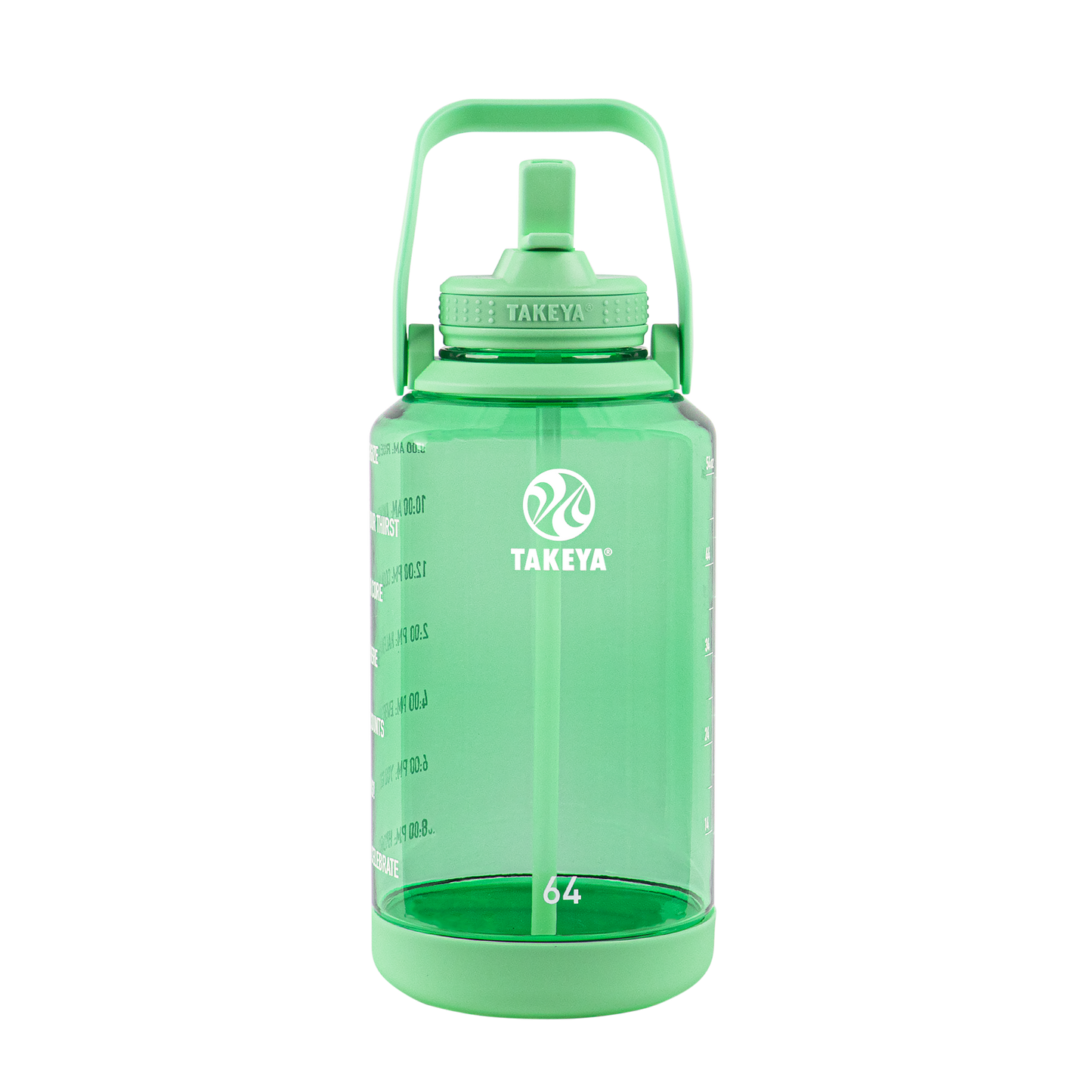 tritan-motivational-water-bottle-with-straw-lid-n1 54101-Tritan-Straw-Motivational-64-PistactioGreen-front.png