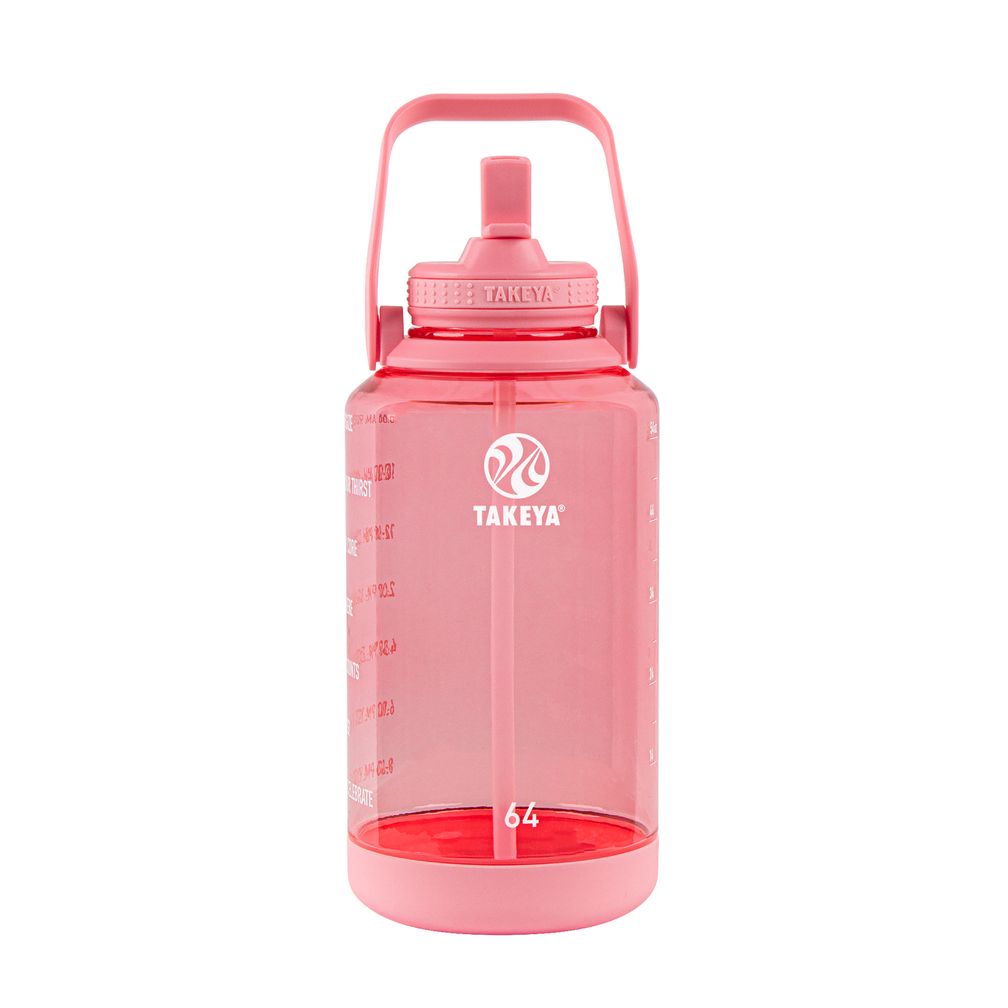tritan-motivational-water-bottle-with-straw-lid-n1 54143-Tritan-Straw-Motivational-64-FlutterPink-front.png