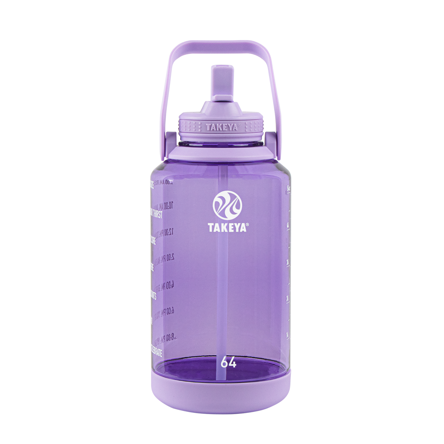 tritan-motivational-water-bottle-with-straw-lid-n1 54144-Tritan-Straw-Motivational-64-VivacityPurple-front.png